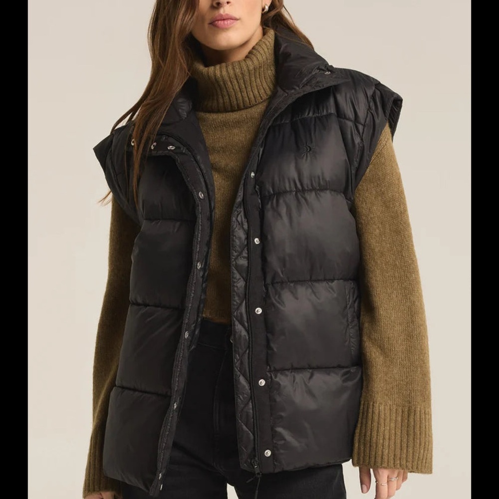 Black Puffer Vest
